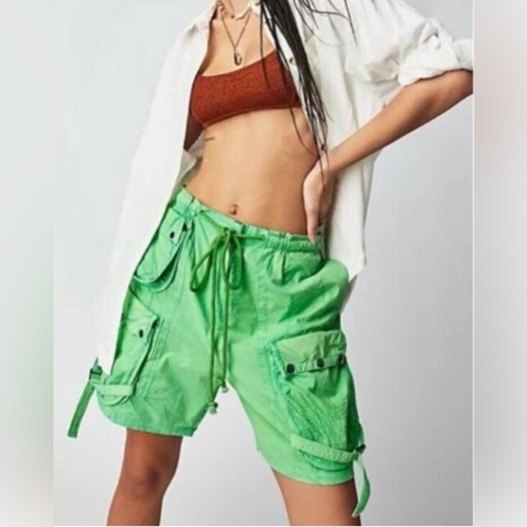 NWT ~ Free People Moon Bay Parachute Shorts - Picture 2 of 3